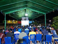 Koramil 04/Galang Gelar Nobar Final Piala Dunia 2026, Puluhan Warga Sembulang Bersatu Dukung Tim Favorit